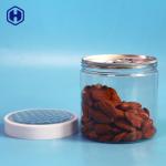 Clear 360ml 12oz Screw Cap Airtight Plastic Jar