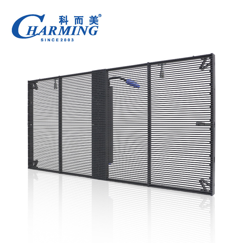 Outdoor 4k Transparent Video Screen P3.91 500X1000mm Rental Display