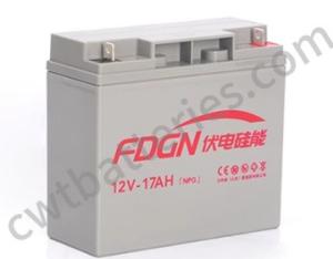 Quality Rechargeable SLA Solar Lead Acid VRLA Battery 12V 17Ah wholesale