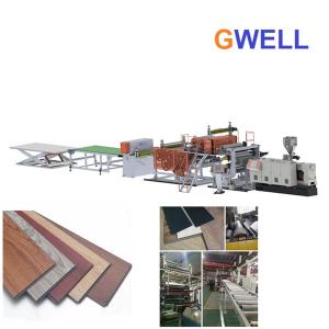 Quality PVC Flooring Production Line PVC Floor Making Machine Manufacturing Process wholesale