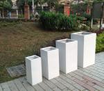 5-6 Years Outdoor Life Quadrate Fiber Clay Planter Long-lasting