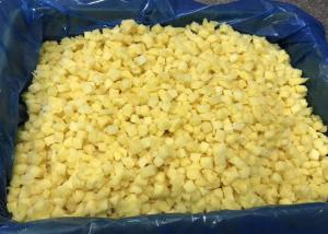 Quality Delicious 10*10mm 15*15mm IQF Pineapple Cubes wholesale