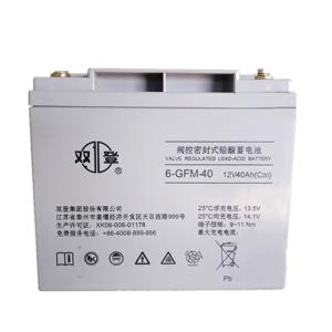 Quality 12V40Ah Shuangdeng 6-GFM-40 Lead Acid Battery for Chargeable UPS Power Communication wholesale
