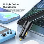 Type C USB A Car Chargers Black 60W 66W Essager 2022 City F699 F689 F688 F698