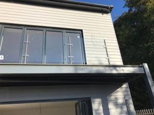 Quality Outdoor Balcony Stainless Steel Glass Balustrade Stain / Polished Finishing wholesale