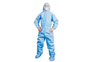 Quality Lightweight Disposable Protective Coveralls Medical Lab Coats Anti Foul wholesale