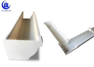 China Threepenny PVC Rain Gutters Fiiting Rain Water Collection Gutter on sale