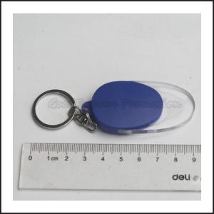 Quality Promotional printed logo led flashlight advertising keychain keyrings business gift wholesale