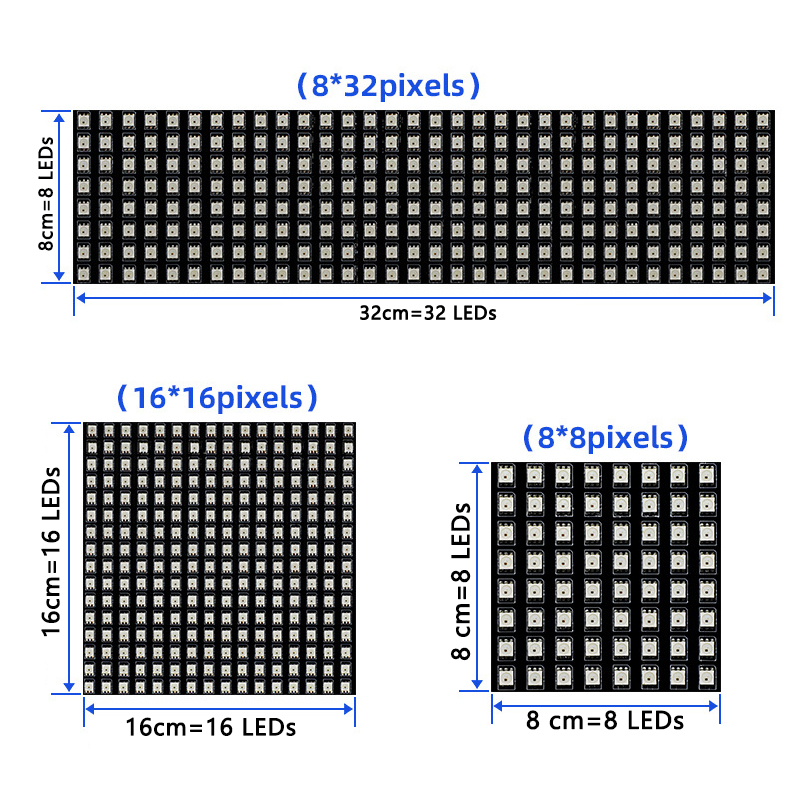 Flexible Programmable LED Pixel Strip Light Smd 5050 Magic Color