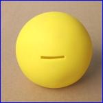 Cartoon promotional smiling face vinyl piggy boxes , money bank toys for saving