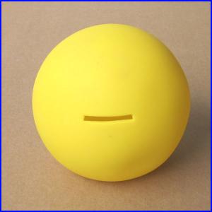 Quality Rubber smiling face piggy bank , money bank gifts for decoration shenzhen factory wholesale