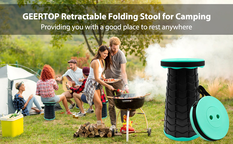 9.65x2.36inch Retractable PP 2.16lb Outdoor Camping Chair