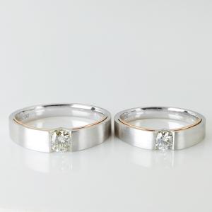 Quality Double Layer Hollow Design 0.253ct 18k Gold Wedding Rings wholesale