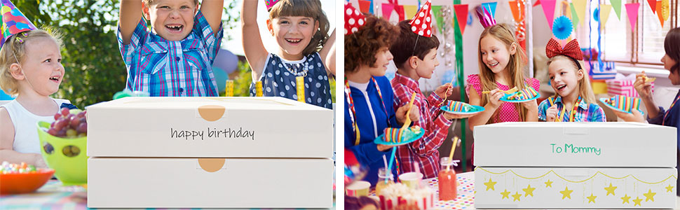 10 12" Inch Tall Cheese Cake Cupcake Paper Bakery Box with Clear Window