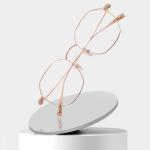 Optical Flexible Titanium Frame Glasses With Transparent Lenses