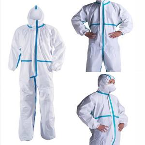 Quality Full Body Protection Suit Rubber Seal Disposable Isolation Gowns wholesale