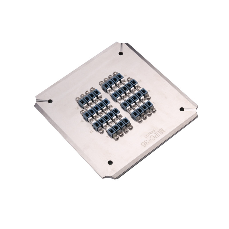 hardened steel S2316 Fiber Optic Fixtures For MU/PC Connector Polishing