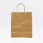 Custom Logo Khaki Kraft Wedding Gift Bag 8lb Load