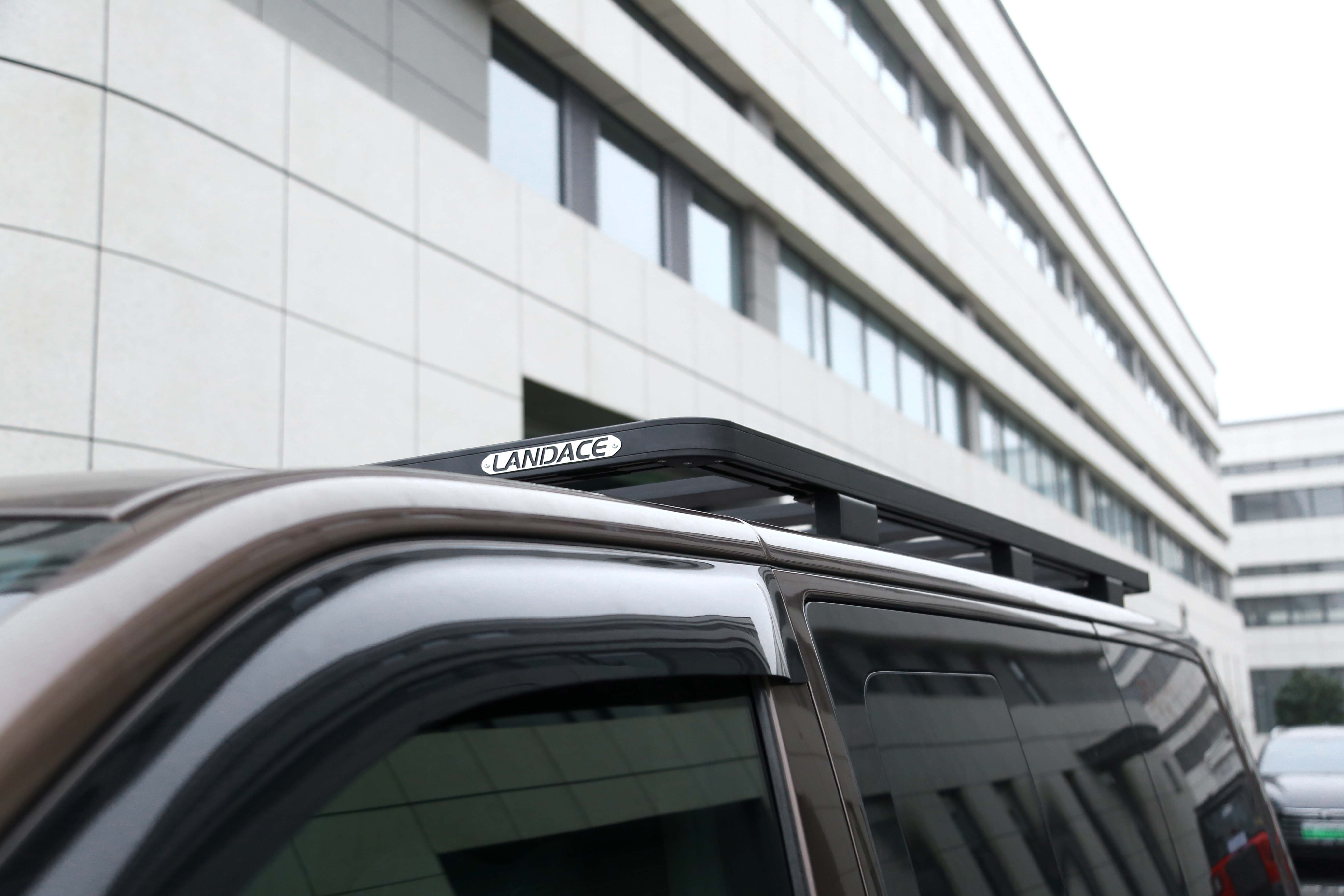 29kg Aluminium Alloy Roof Rack for VW Multivan Black Powder Coated Roof Rack Cargo