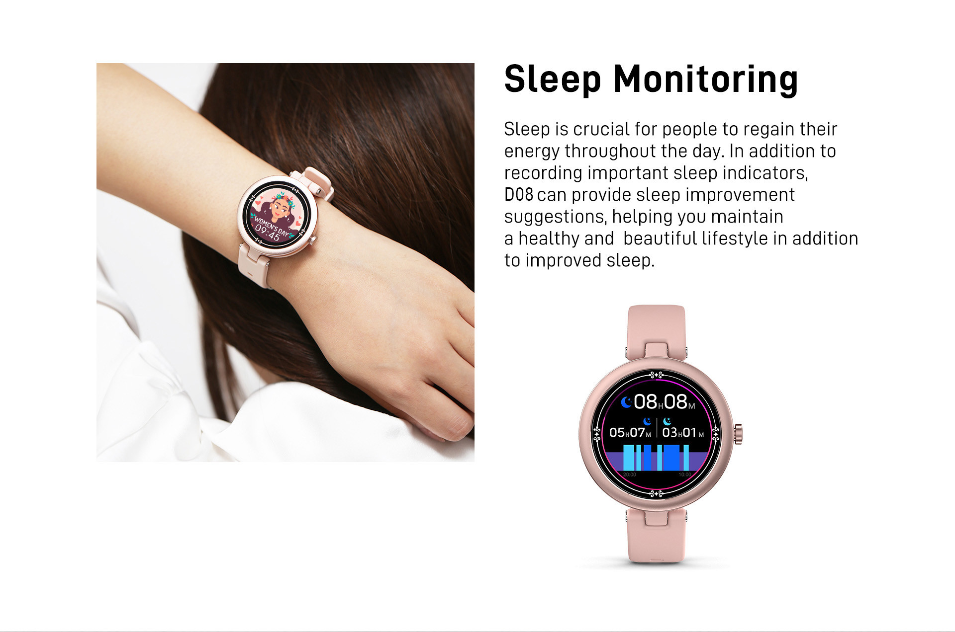 260mAh Sport Fitness Android Bluetooth Smart Watch BT LE 5.0