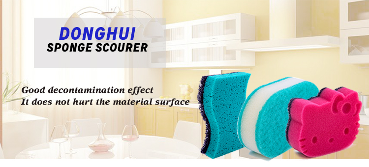 Sustainable Kitchen Scrubber Sponge Long Lasting Fast Drying biodegradable