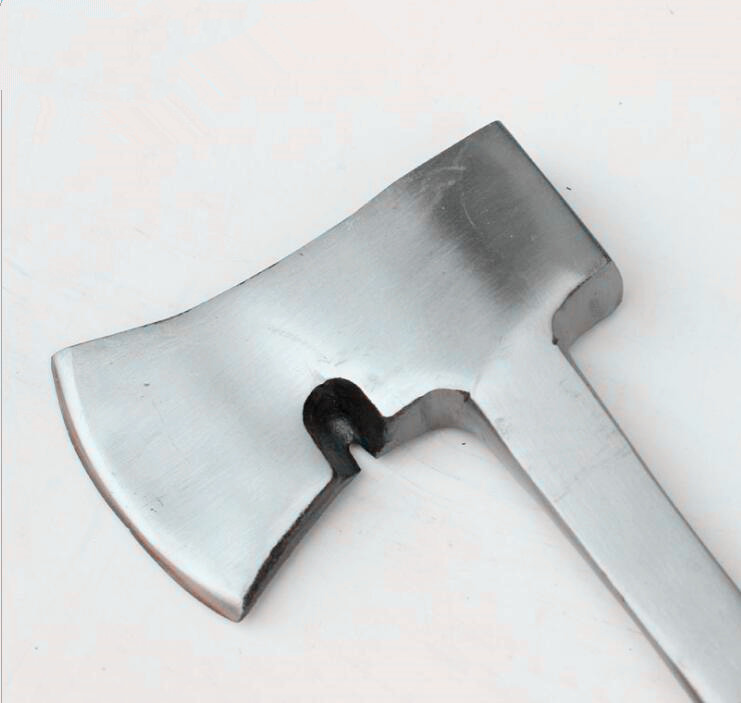 500g stee Axe(XL0144), polishing surface and rubber tube handle, durable and safe hand cutting tools