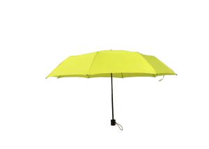 Quality Yellow Ladies Self Folding Umbrella , Fold Away Umbrella Manual Open Close wholesale