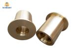 High Density Copper Pipe Sleeve High Wear Resistance Flanged Sleeve Bushing