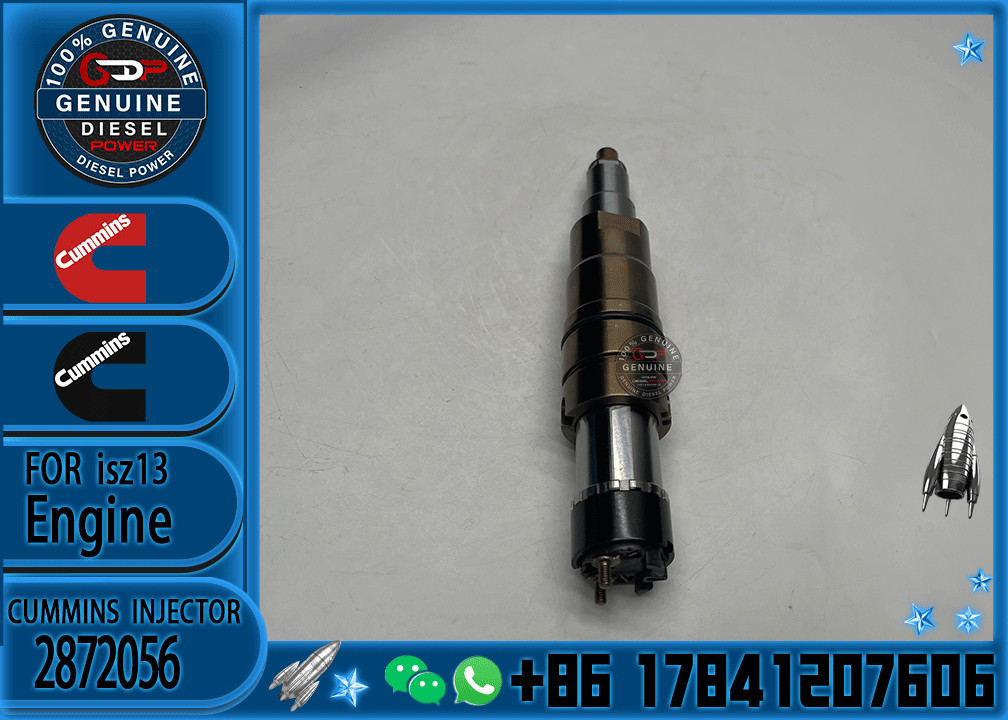Construction Machinery PartsFuel Injector For ISZ13 Diesel 4327147 2872056 2872284 4397488For CUMMINS Diesel Engine
