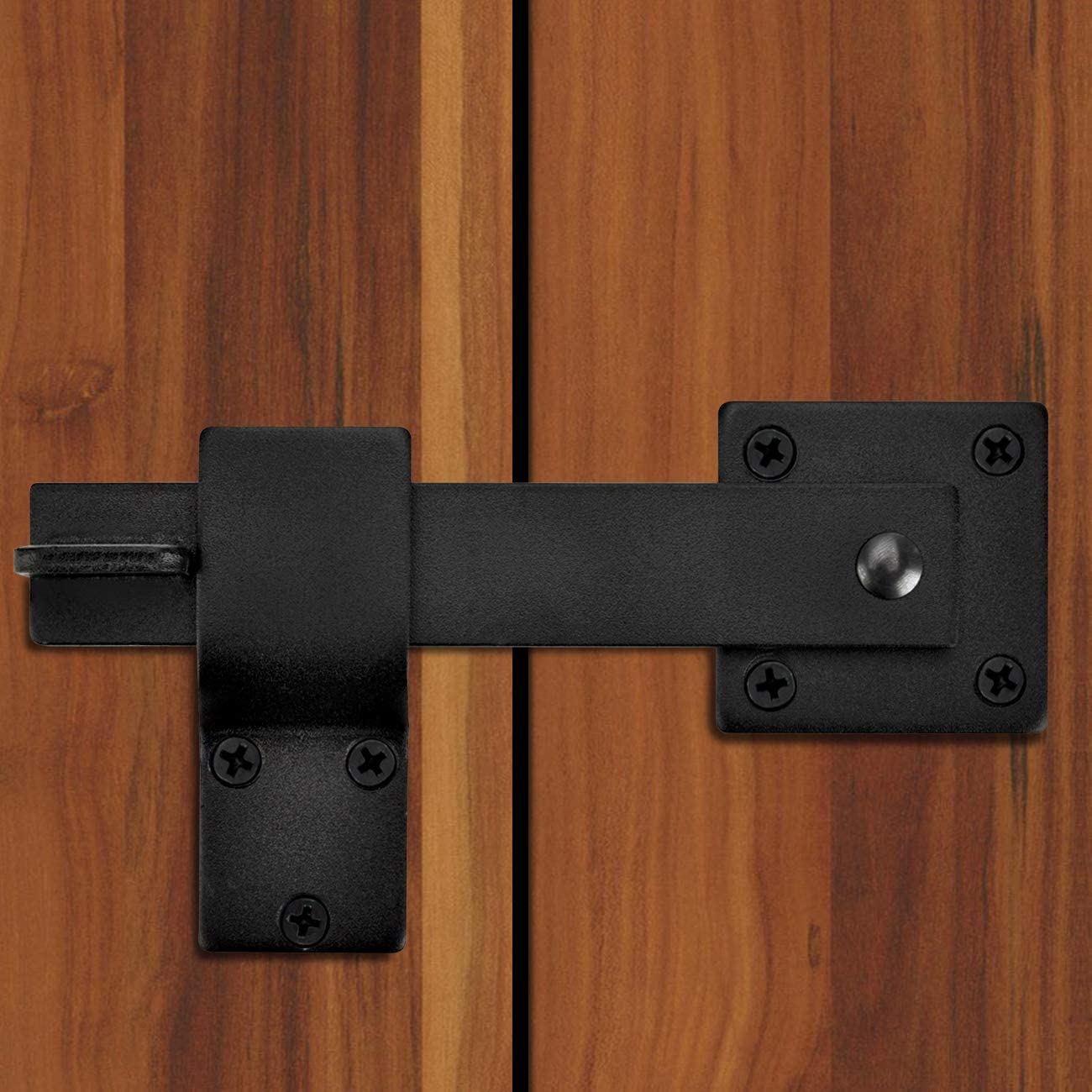 Reversible & Durable Sturdy 6" Farm Flip Fence Gate Latch, Barn Door Lock Flip Latch Hardware, Rustic Gate Lock for Cabinet
