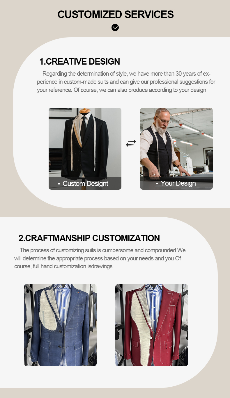 Customised Plaid Jacket Men's Lapel Business Executive Casual Blazer Jacket OEM Custom