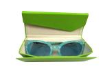 Foldable Leather High-end Custom Sunglasses Case Portable Glasses Bag