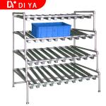 DY-4033 Aluminum Bracket Roller Track With Wheel / Qualified Sheet Metal Roller