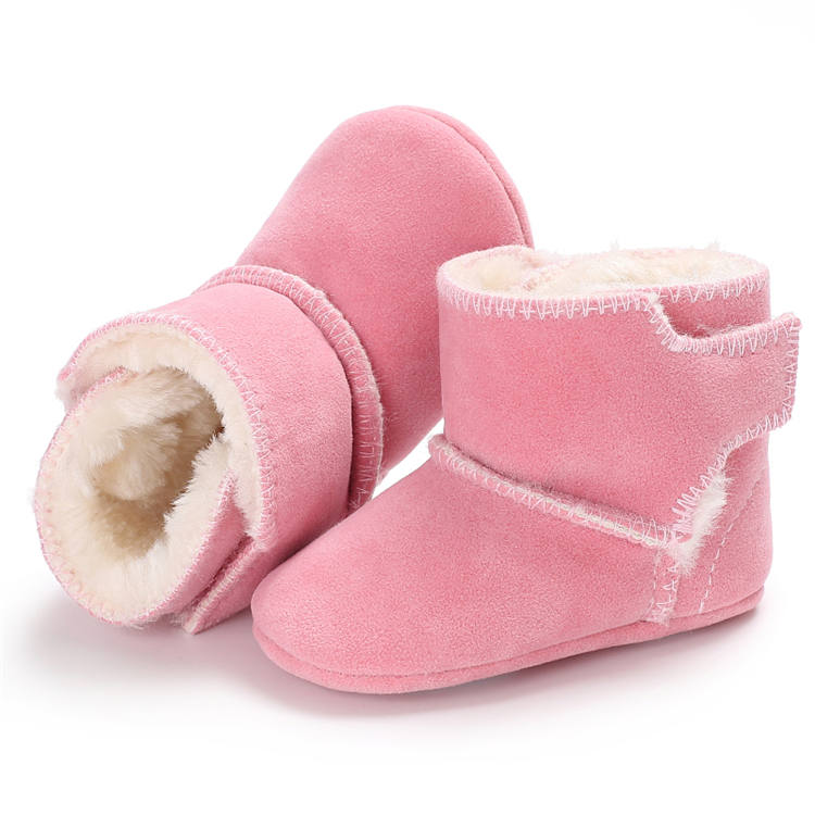 wholesale 7 colors Winter snow warm boots 0-18 months anti-slip shoes baby boots