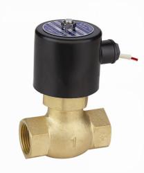 Quality Brass 2 Way Piston Hot Water Solenoid Valve Normally Closed 3/8＂ ～ 2＂ wholesale
