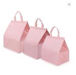 Non - Woven Triangle Cake Insulation Bag 4 / 6 / 8 Inch Aluminum Foil Seafood