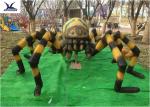 Simulation Waterproof Animatronic Animals Spider Statues For Amusement Park