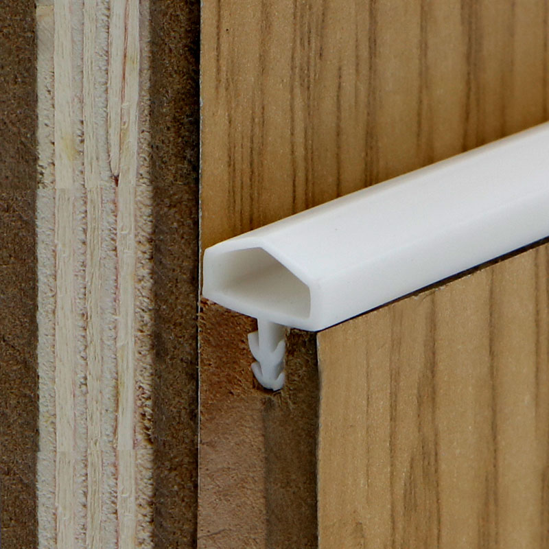 Extrusion Processing Service PE Cover Strip for Wooden Wardrobe Door or Window Frames