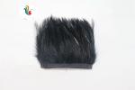 4-6 Inch Party Decoration Saddle Hackle Feather Fringe Trimming with Satin