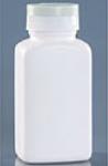 200g Square Plastic Bottle Container For Disinfection Tablet Powder Flip Over