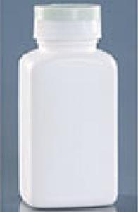Quality 200g Square Plastic Bottle Container For Disinfection Tablet Powder Flip Over Lid wholesale