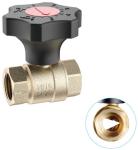 3721 Female X Female Brass Regulating Valve With "V" Shape Openning Stainless