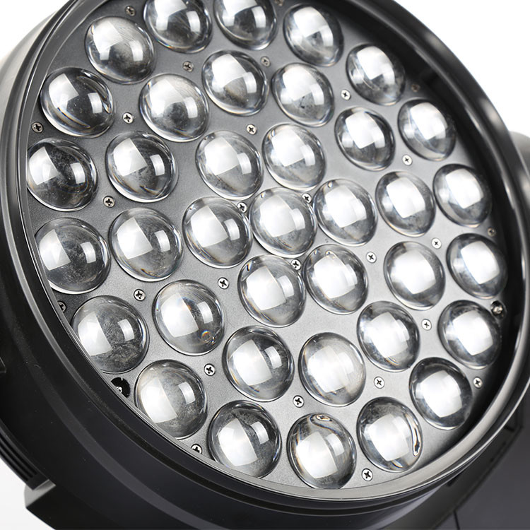 LED Wash 37x10W Zoom Stage Lighting DMX Beam Wash Moving Head Lights