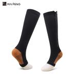 Anti Slip Compression Leg Socks Venous Pressure Socks Zipper Compression Socks