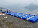 Floating pontoon for jet ski