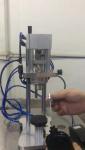 Stainless Steel Manual Perfume Bottle Crimping Machine 20BPM