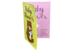 Quality 300/350g Coated Paper Musical Greeting Cards A5 A6 Size With Sound Music Chip wholesale