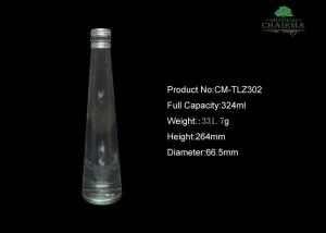Quality 300ml clear green Glass beverage/juice bottle wholesale