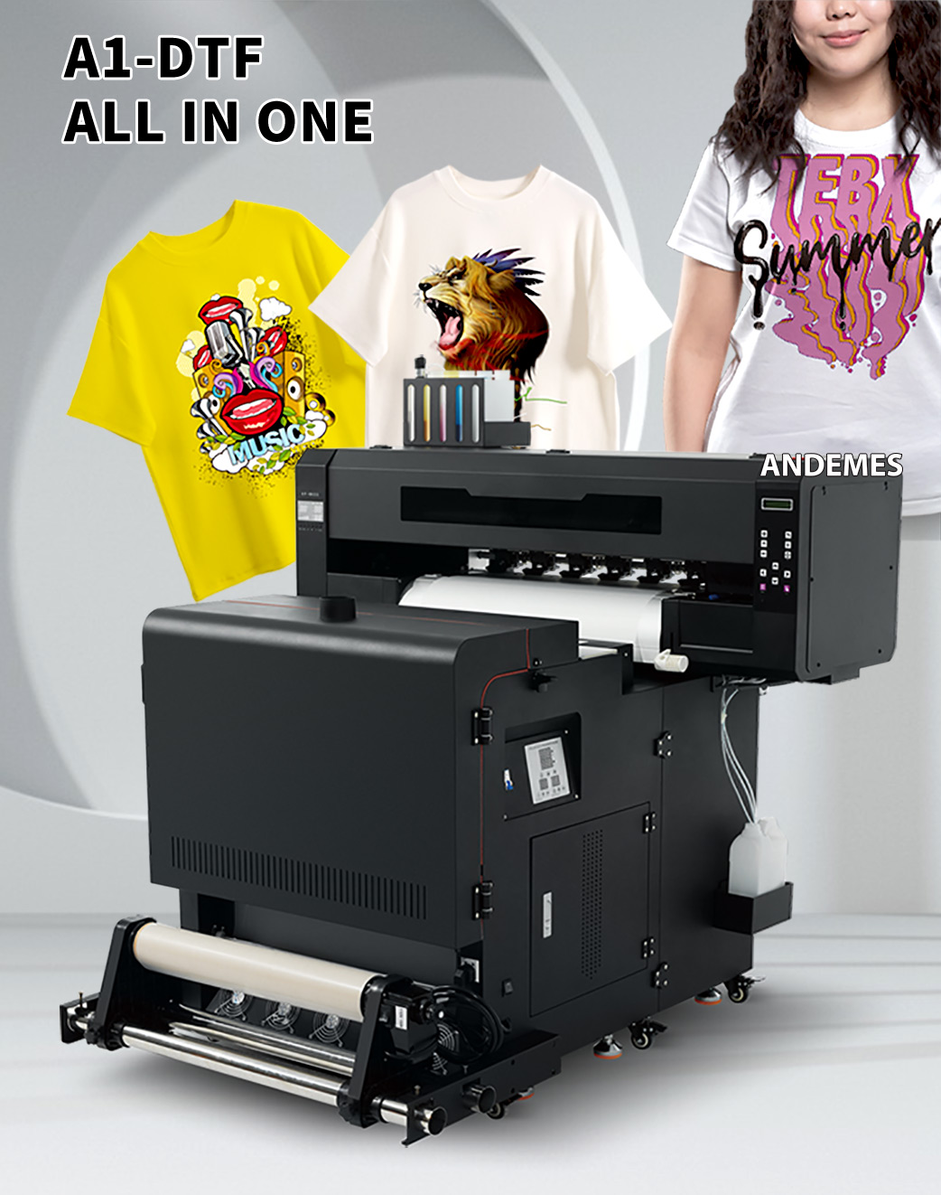 60cm Uv Dtf Printer I3200 Print Head T-Shirt For PET Film Custom Shirt Printing