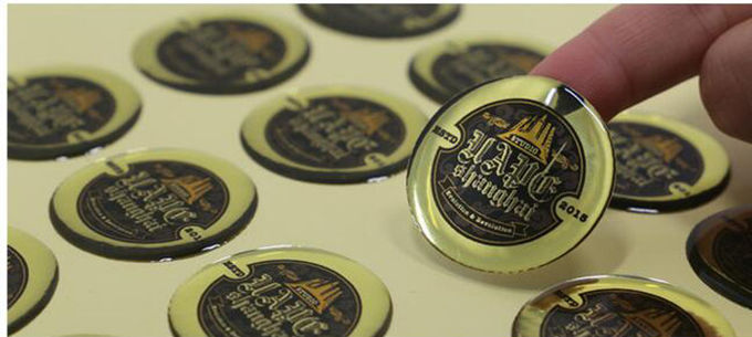 Custom printing self adhesive round epoxy dome resin gel sticker